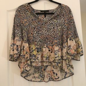 Bcbg floral blouse